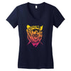 lion spirit Women's V-Neck T-Shirt