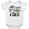 coffee cat Baby Bodysuit