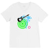 guitar retro music V-Neck Tee