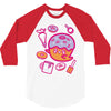 donut ghost baking 3/4 Sleeve Shirt
