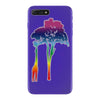 giraffe reaching up with its long neck to eat leaves off branches from iPhone 7 Plus Case