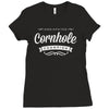 undisputed cornhole champion Ladies Fitted T-Shirt