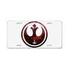 Rebel Alliance Logo License Plate