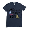 coffee cat Ladies Fitted T-Shirt