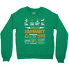 Born January Multitasking Problem Solving Tees Crewneck Sweatshirt