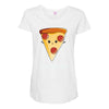 i love pizza! Maternity Scoop Neck T-shirt
