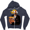 burns vs trump Zipper Hoodie