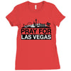 Pray for Las Vegas Ladies Fitted T-Shirt