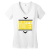 happy halloween (2) Women's V-Neck T-Shirt