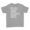 real men shoot raw Youth Tee