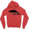 black panther logo Zipper Hoodie