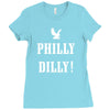 philly dilly Ladies Fitted T-Shirt
