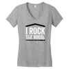i rock the house Women's V-Neck T-Shirt