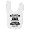 Super Cool Gigi Of A Freaking Awesome Grandson Baby Bibs