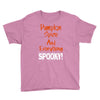 pumpkin spice and everything spooky Youth Tee
