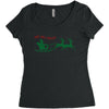 ugly santa ho ho hoo! Women's Triblend Scoop T-shirt