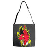 warning Adjustable Strap Totes