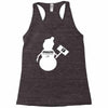 snowman   jake paul Racerback Tank