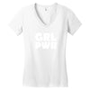 girl power Women's V-Neck T-Shirt