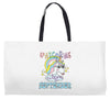 unicorns are born in september cute unicorn Weekender Totes
