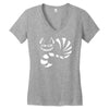 cheshire cat alice in wonderland funny Women's V-Neck T-Shirt