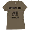 October Girl Ladies Fitted T-Shirt
