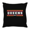 Queens Nyc Throw Pillow