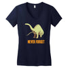 never forget Women's V-Neck T-Shirt