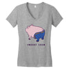 insert coin Women's V-Neck T-Shirt