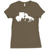 b&auml;r vs einhor  funny Ladies Fitted T-Shirt