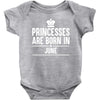 princesses are born in june Baby Bodysuit