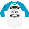 Premium Vintage 1972 3/4 Sleeve Shirt