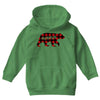 mama christmas bear Youth Hoodie