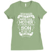 Super Cool Mother Of A Freaking Awesome Son Ladies Fitted T-Shirt