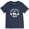 This Girl Loves Her Collie V-Neck Tee