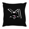 Killerbunny Ded Emote Throw Pillow