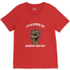 id rather be fighting the man V-Neck Tee