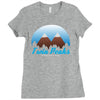 population 51,201 Ladies Fitted T-Shirt