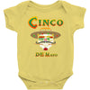 cinco de mayo badass skull Baby Bodysuit