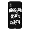 dissent dont relent iPhoneX