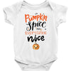 pumpkin spice and everything nice Baby Bodysuit