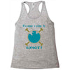 IT'S NEVER A CRIME TO EXIST Franky  One Piece Racerback Tank