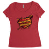 bloody love Women's Triblend Scoop T-shirt