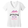 cool mama saurus Women's V-Neck T-Shirt