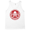 red skull logo avengers marvel comics gift Tank Top