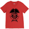 skull with beard V-Neck Tee