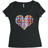 Heart Women's Triblend Scoop T-shirt
