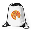 pizza dad Drawstring Bags