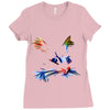 merry christmas! Ladies Fitted T-Shirt