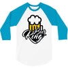 beer king 3/4 Sleeve Shirt